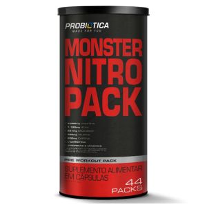 MONSTER NITRO PACK PROBIOTICA POTE 44 PACKS