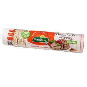 BISCOITO DE ARROZ MINI SEM GLÚTEN KODILAR PACOTE 80G