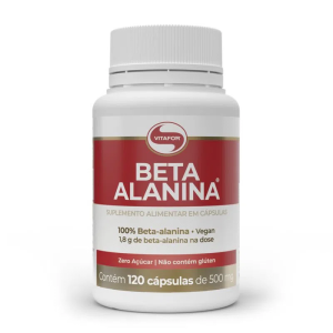 BETA ALANINA 500MG 120 CÁPSULAS VITAFOR