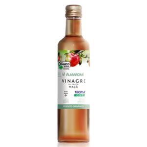 VINAGRE DE MAÇÃ ORGÂNICO ALMAROMI FRASCO 500ML