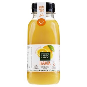 SUCO DE LARANJA CAMPO LARGO GARRAFA 250ML