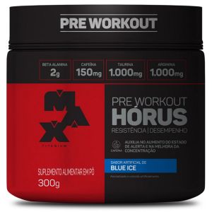 HÓRUS PRÉ TREINO MAX TITANIUM POTE 300G