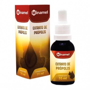 EXTRATO DE PRÓPOLIS MINAMEL SPRAY 30ML MARROM