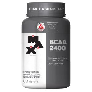 BCAA 2400 MAX TITANIUM POTE 60 CÁPSULAS