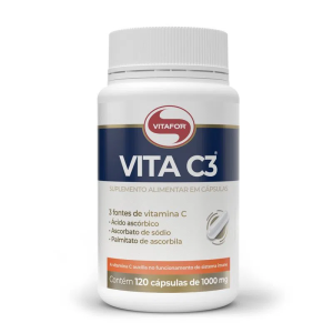 VITAMINA C3 VITAFOR POTE 120 CÁPSULAS